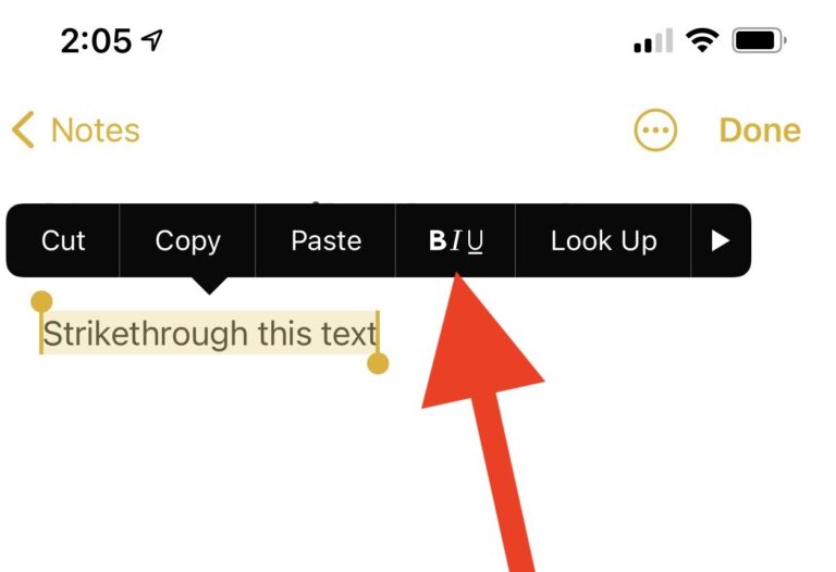 How To Strikethrough On Notes Iphone